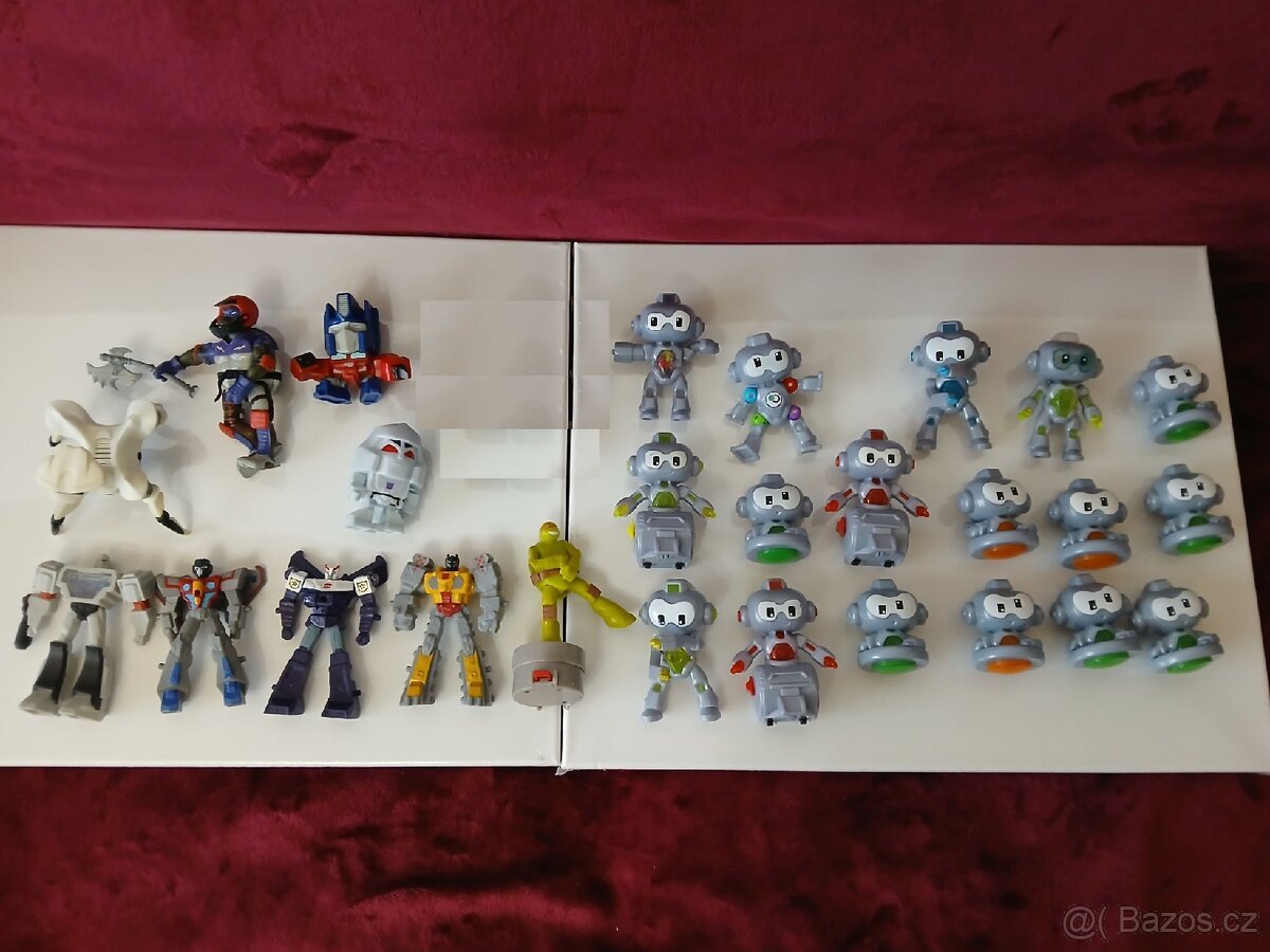 Figurky McDonald's Roboti 17ks + 9 jiných