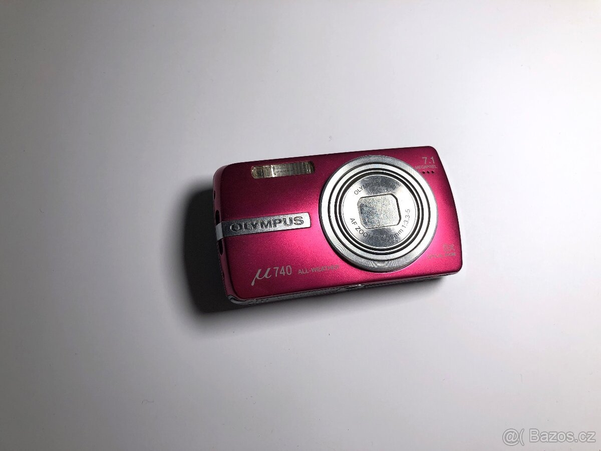 Olympus Mju 740 růžový