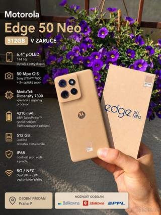 Motorola Edge 50 Neo 512GB | V záruce | 144Hz