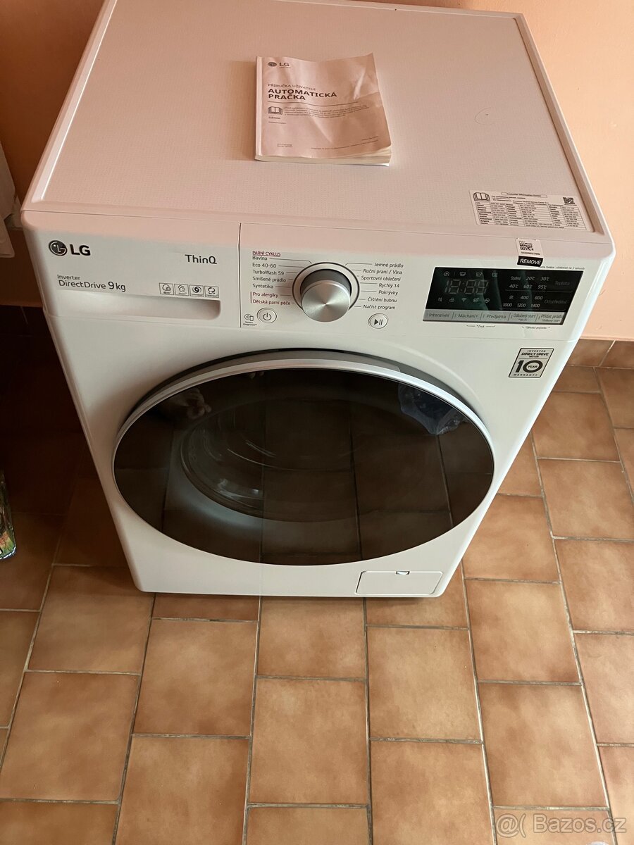 Parní pračka LG | 10 kg | A | 1400 ot./min | Direct Drive™