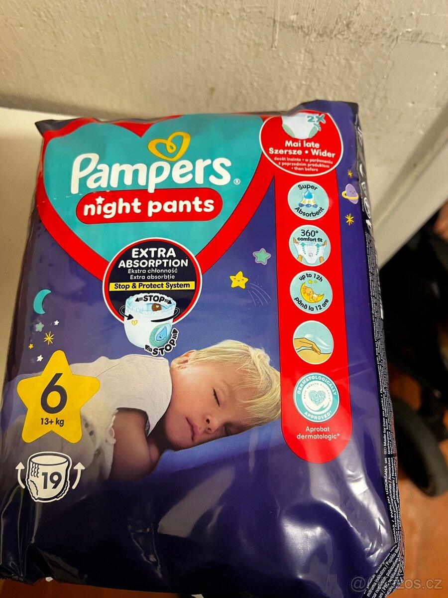 Noční pleny 3 balení - pampers pants night 6