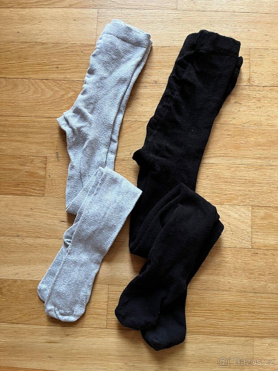 2x punčocháče unisex, vel. 134-140