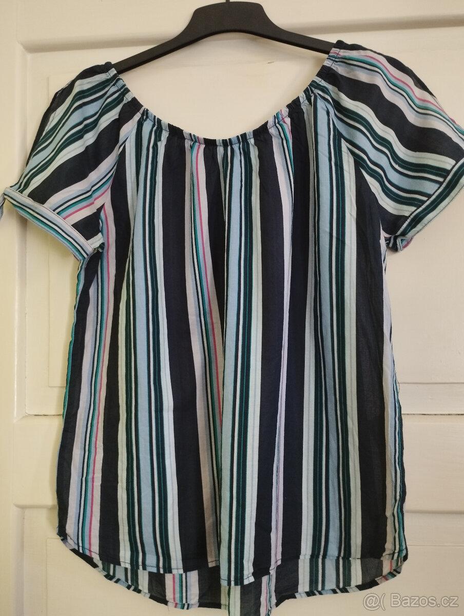 Tričko/halenka, proužek
