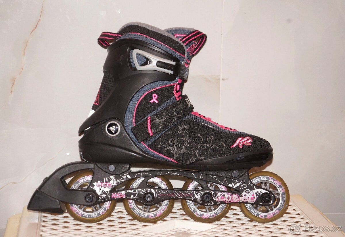 Nové dámské inline kolečkové brusle 40,5 K2 USA vel. 26,5.