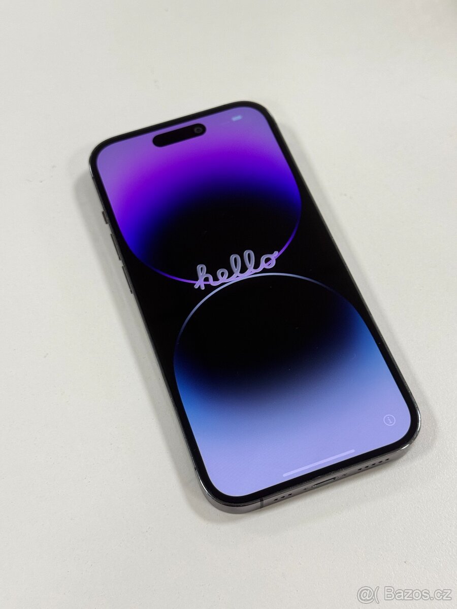 iPhone 14 Pro 128GB temně fialový, top stav, baterie 83 %