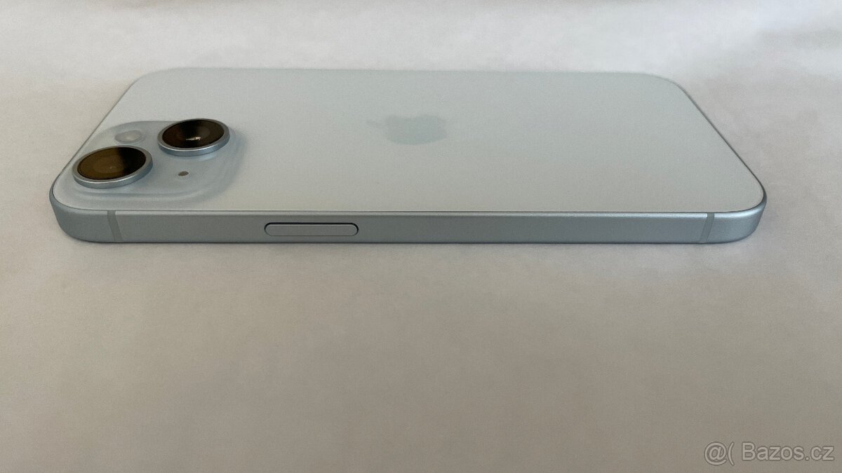 APPLE IPHONE 15 256 GB MODRÝ,12 MĚSÍCŮ ZÁRUKA,JAKO NOVÝ