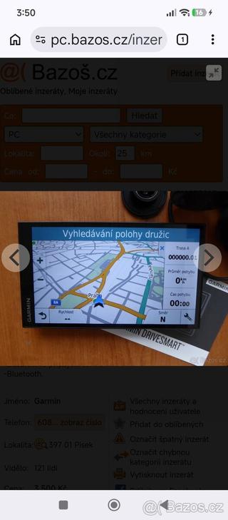 Garmin navigace nová