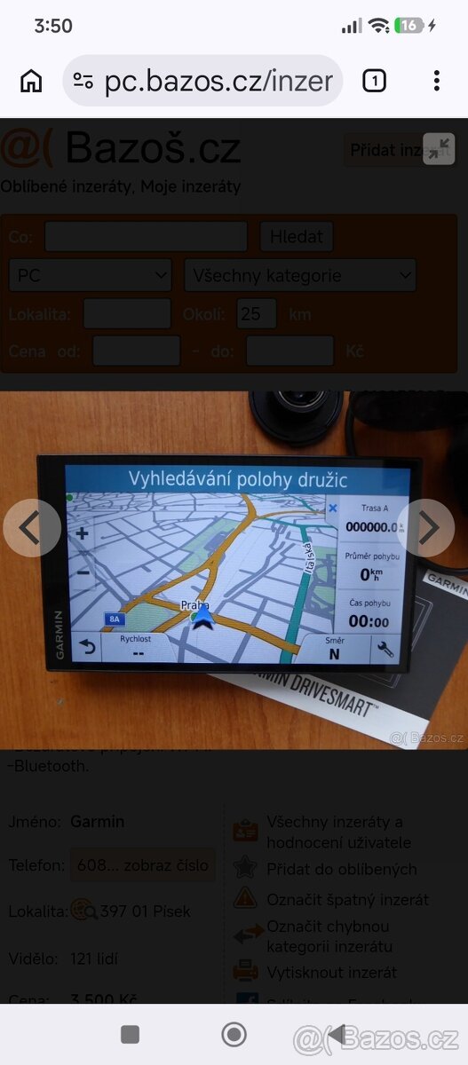Garmin navigace nová
