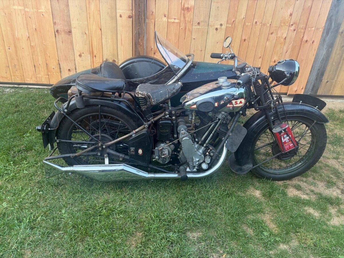 NOVÁ CENA BSA sloper OHV + side
