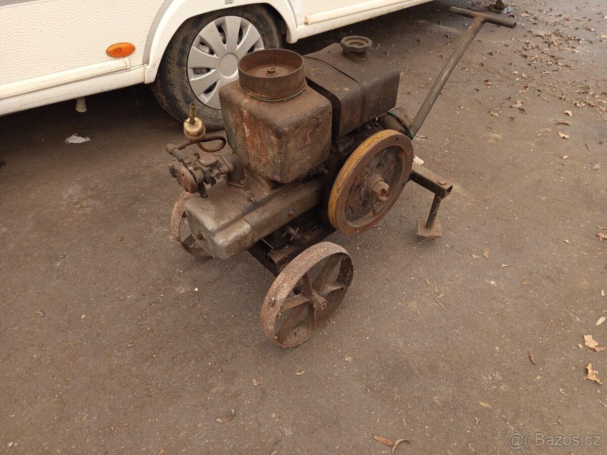 Stabilní motor Agrostroj Prostějov Wikov