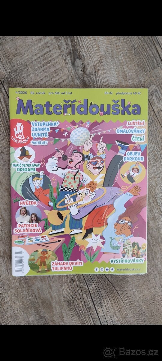 Mateřídouška 4/2026 se vstupenkou Mirákulum