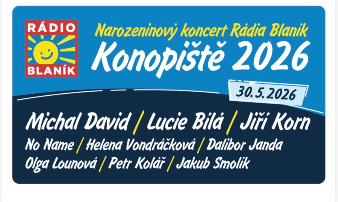 Narozeninový koncert Rádia Blaník 2026