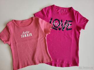 Tričko "Love" a crop top "Summer" vel. 128