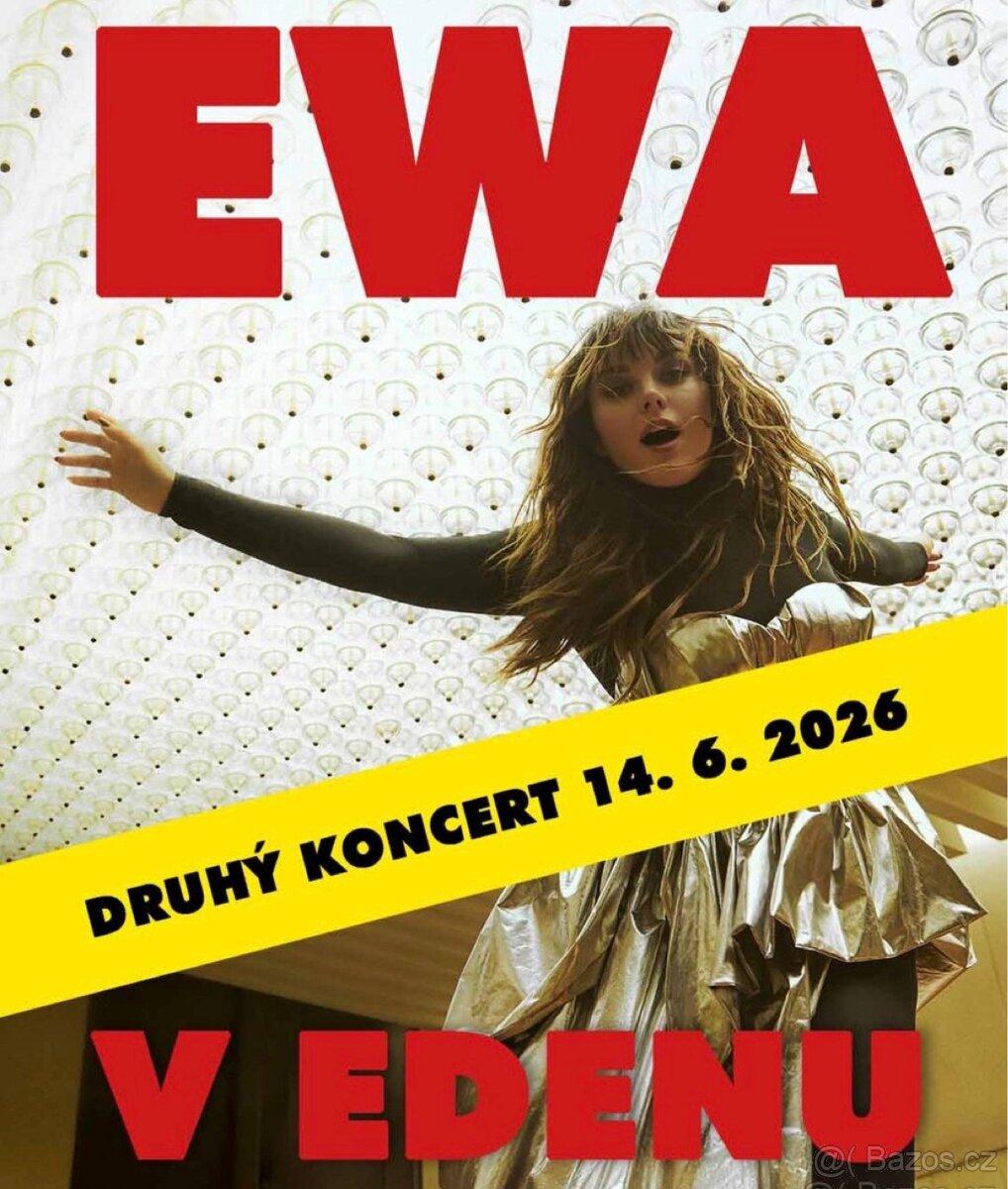 Predám 2 lístky Ewa Farna 14.6 Eden