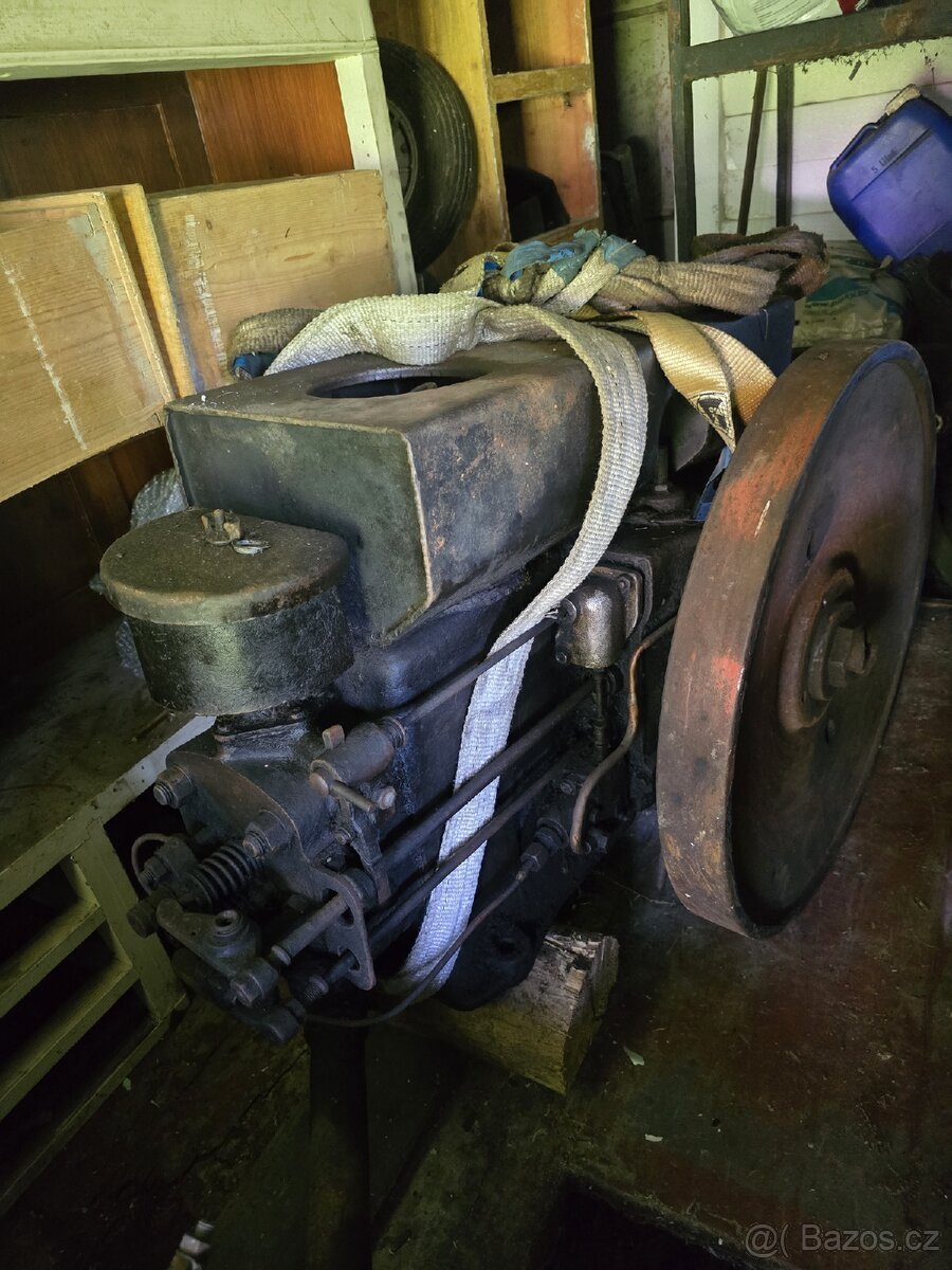 Deutz velky stabilni motor diesel