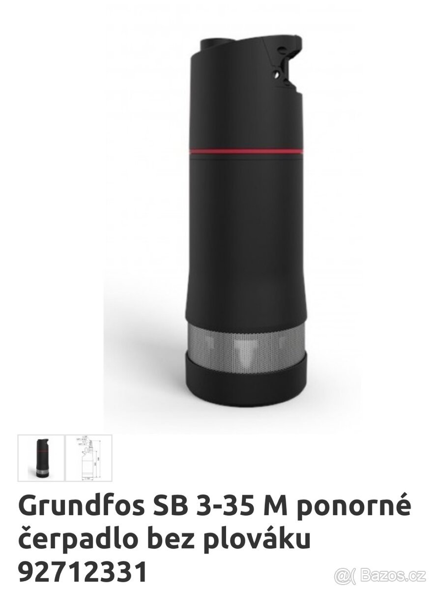 Grundfos SB 3-35 M ponorné čerpadlo bez plováku