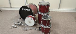 6ti dílná sada Sonor 2001 vine red shellset