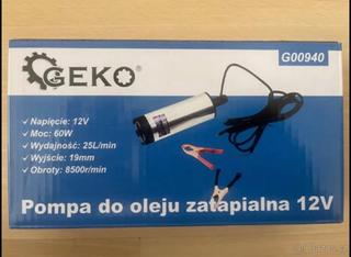 GEKO mini čerpadlo na naftu 12V, 60W, 25l/min