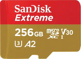 Paměťová karta SANDISK microSDXC 256GB Extreme