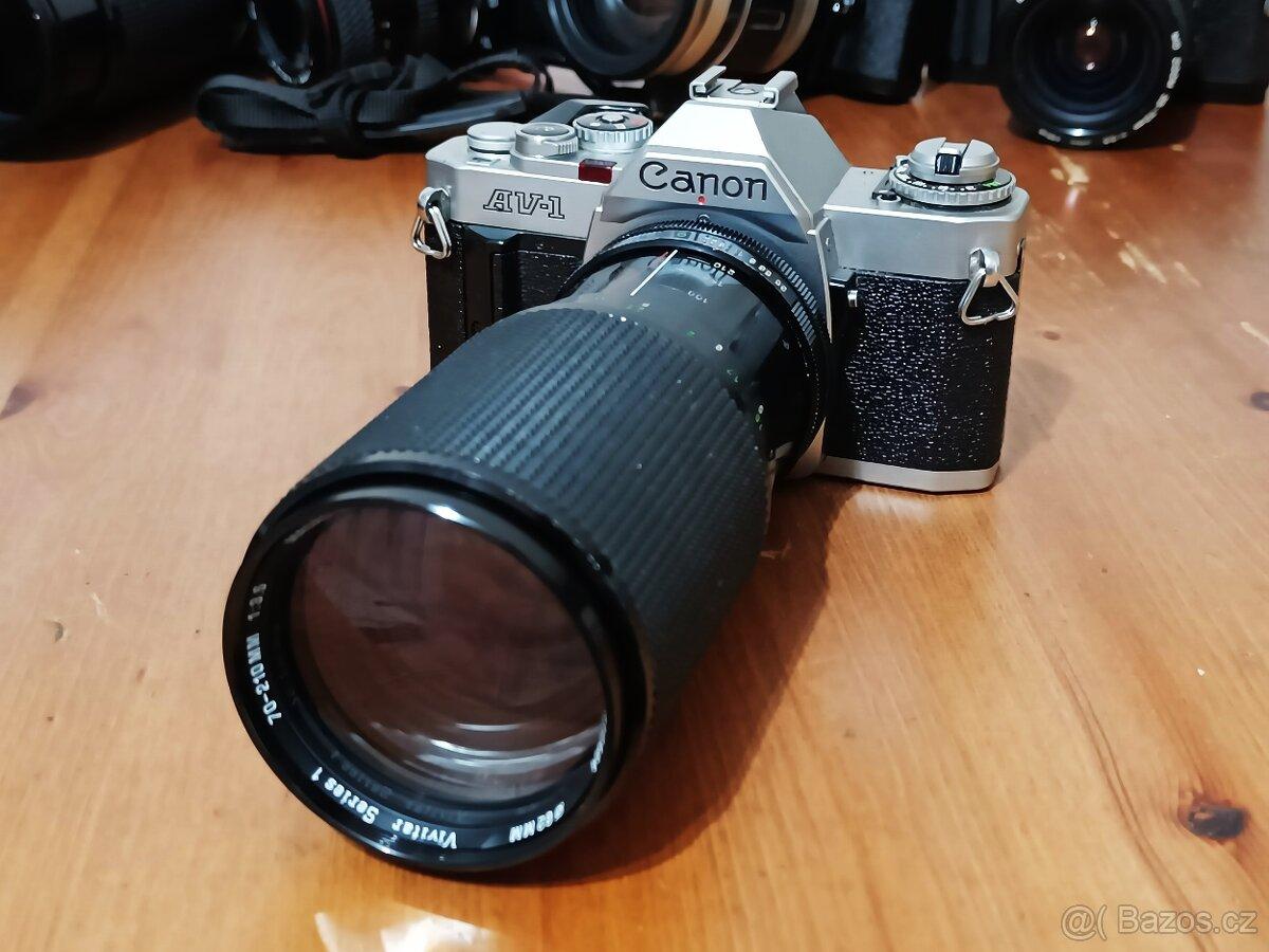 CANON AV-1 (Vivitar Series 70-210mm) - 1979