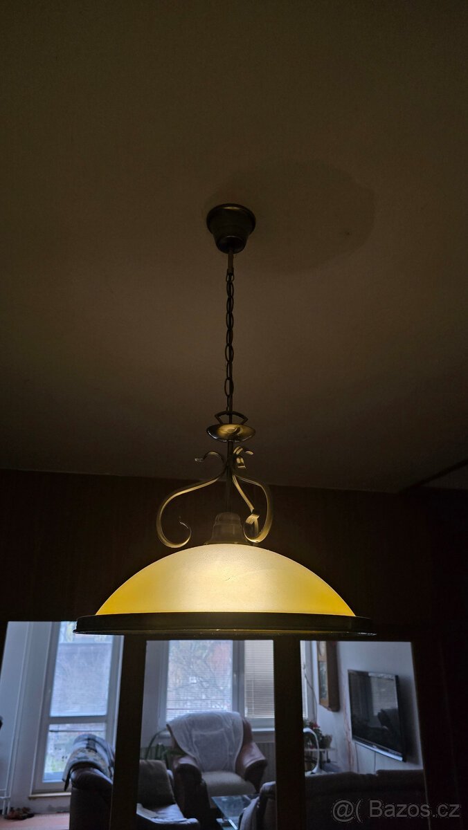 Sada rustikálních svitidel lustry mosaz svítidlo lampa lampy
