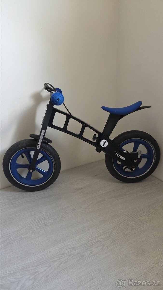 Dětské odrážedlo FirstBike limitovaná edice v modré barvě