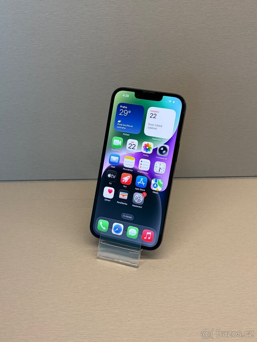 APPLE IPHONE 14 128GB ČERNÝ, ZÁRUKA
