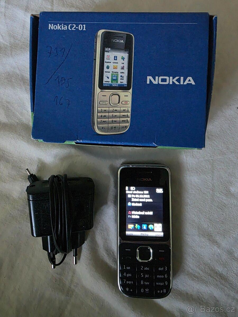 Nokia C2-01 + originální krabice a nabíječka