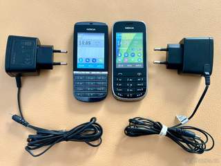 Nokia Asha 300 a Nokia Asha 203