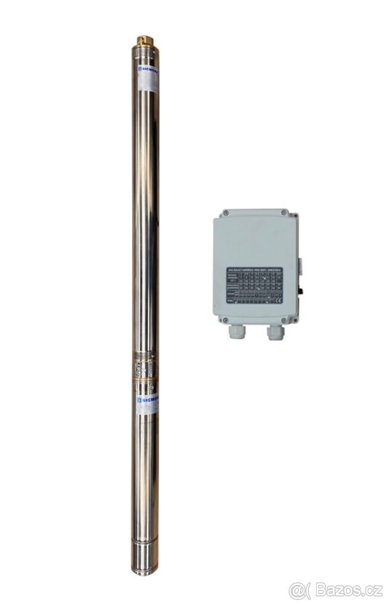 Čerpadlo do vrtu SIGMONA 4SAm 4/18 230V, kabel 35m + skříňka