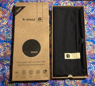 Nano Fiber R-shield nákrčník NOVÝ – černý (Respilon)