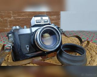 Zeiss Ikon Icarex 35 CS + Ultron 1.8/50 s konkávní čočkou
