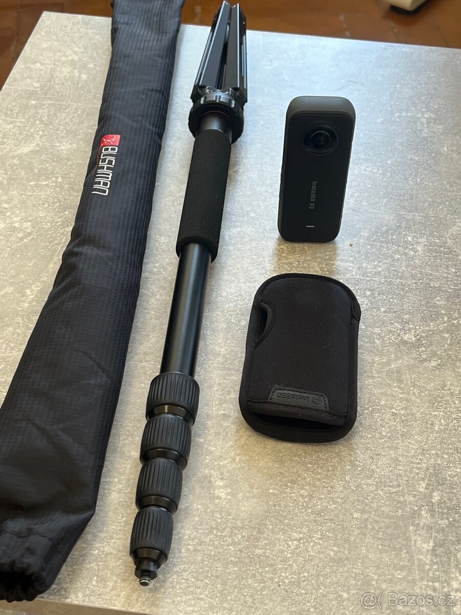 Insta360 X3 360° kamera s monopodem Bushman