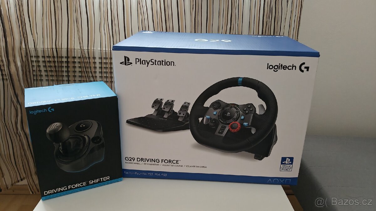 Logitech G29 Driving Force + Driving force shifter