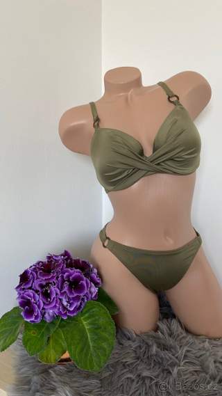 Nové dámské khaki plavky vel.M-L/80/D