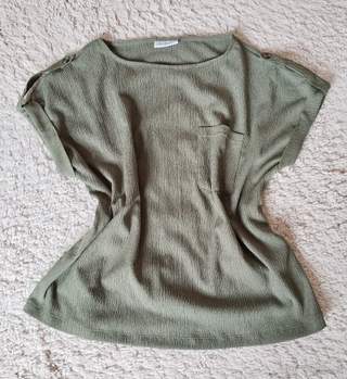 Dámská halenka, tričko, vel. M, khaki, NEW