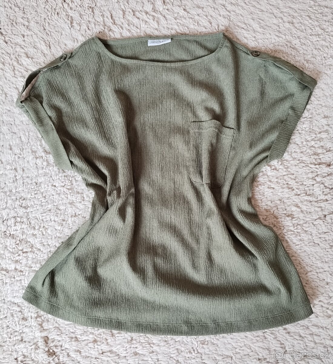Dámská halenka, tričko, vel. M, khaki, NEW