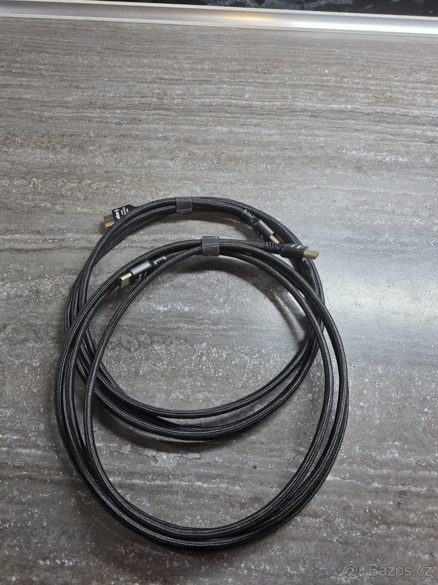 2× HDMI 2.1 kabel 8K / 48 Gbps / 2 m