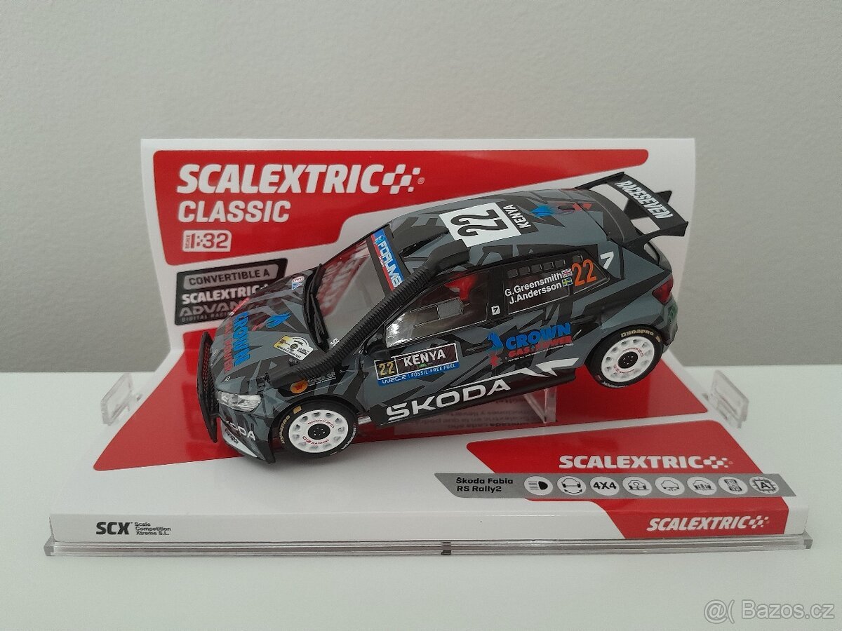 model na autodráhu ŠKODA FABIA RS RALLY2/SCALEXTRIC-SCX