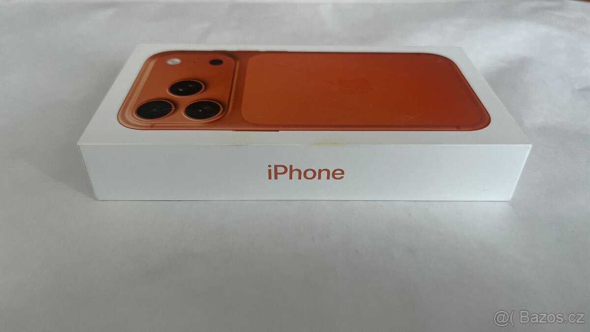 APPLE IPHONE 17 PRO 256 GB ORANŽOVÝ,2 ROKY ZÁRUKA,NOVÝ