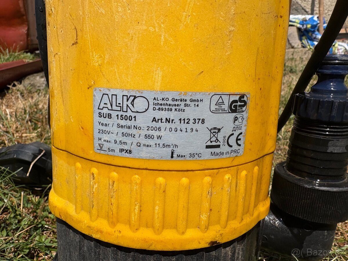 Ponorné čerpadlo alko sub 15001