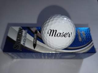 Sbírkové golfové míčky Moser