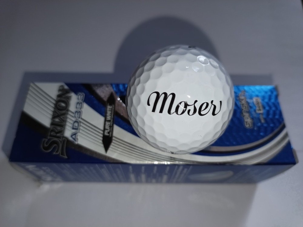 Sbírkové golfové míčky Moser