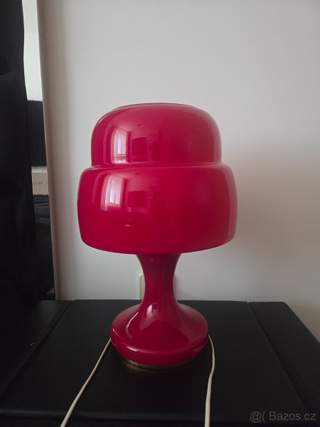 Retro skleněná lampa