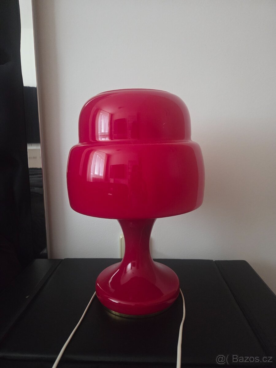Retro skleněná lampa