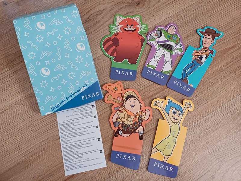 Magnetické záložky postavičky Pixar