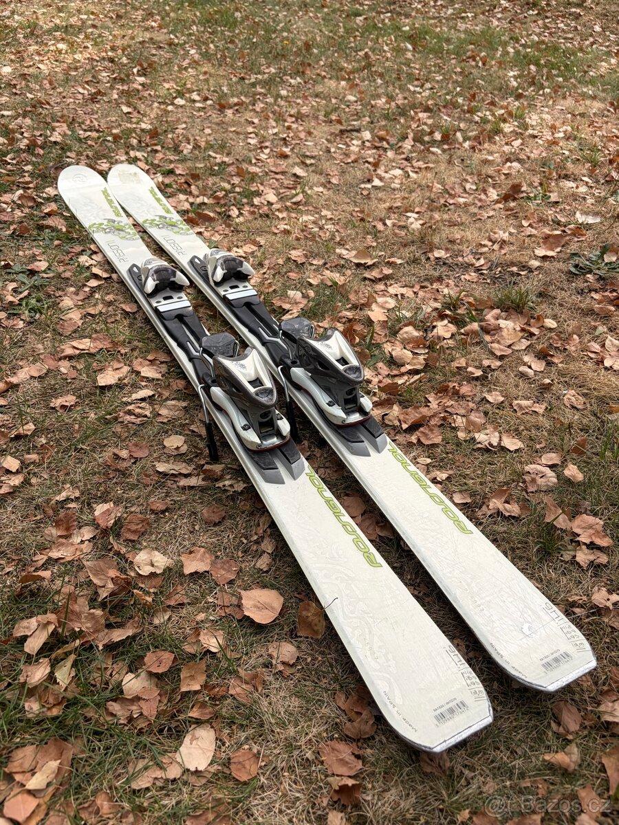 Lyže Rossignol 146 cm + lyžáky Nordica vel. 39