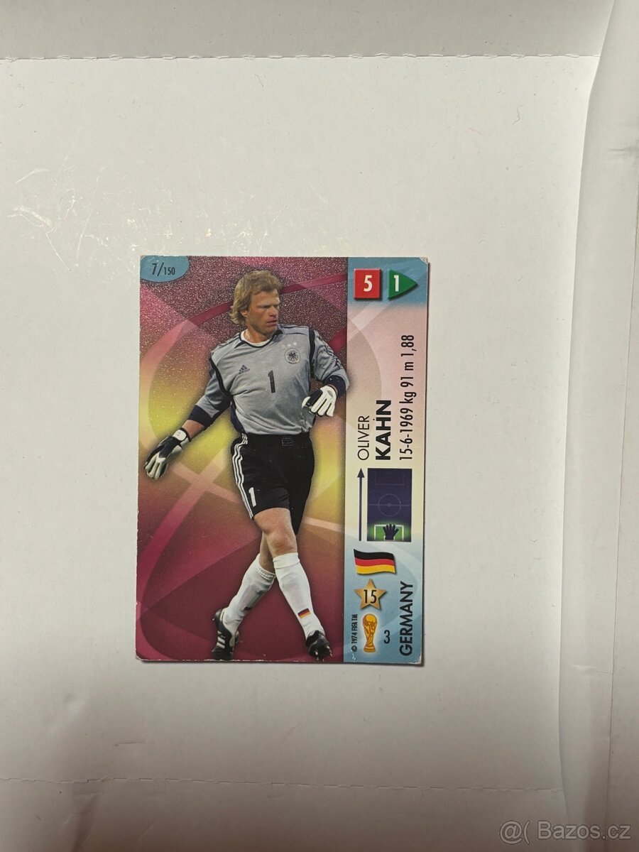 Oliver Kahn – sběratelská kartička – Německo