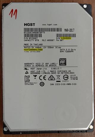 Hitachi Ultrastar He8 HDD 3,5" 8TB - HUH728080ALE600 #11