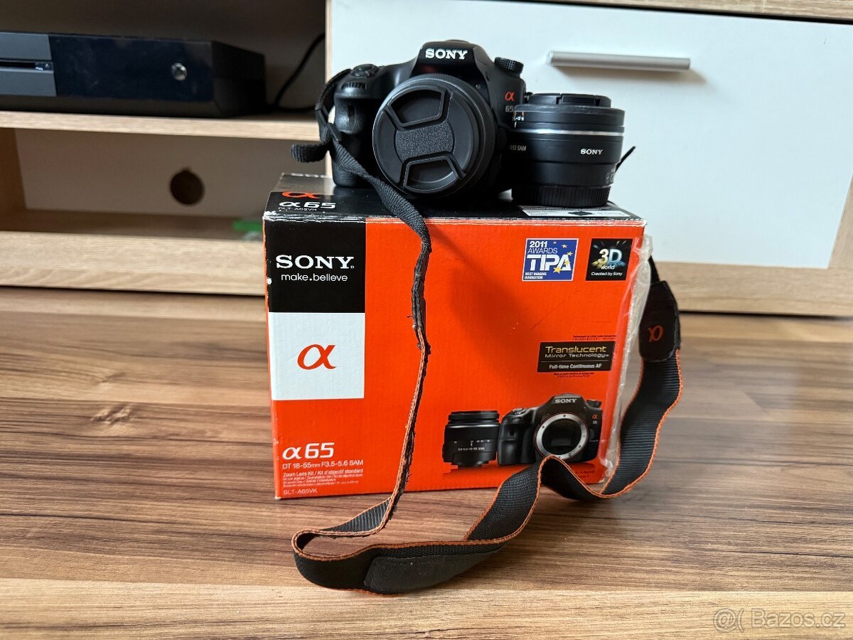 Zrcadlovka sony a65